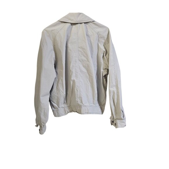 Lizsport Liz Claiborne Men's Small Outerwear Vinyage Jacket Pockets Gray - Picture 2 of 11